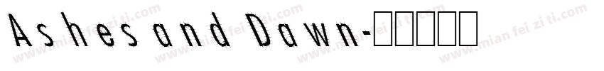 Ashes and Dawn字体转换